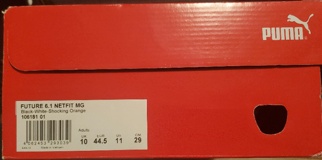 Puma Future Netfit 6 1 Mg Soccer Cleats Size 11 Soccer Hamilton Kijiji