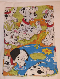 Disney 101 Dalmatians Puppy Twin Flat Sheet,Sewing Fabric Crafts