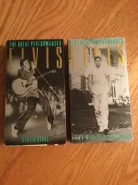 Cassette VHS Elvis Presley The great performances vol 1 et 2