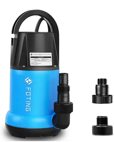 FOTING Sump Pump 1 HP 4600 GPH Clean/Dirty Submersible Water Pum, View more