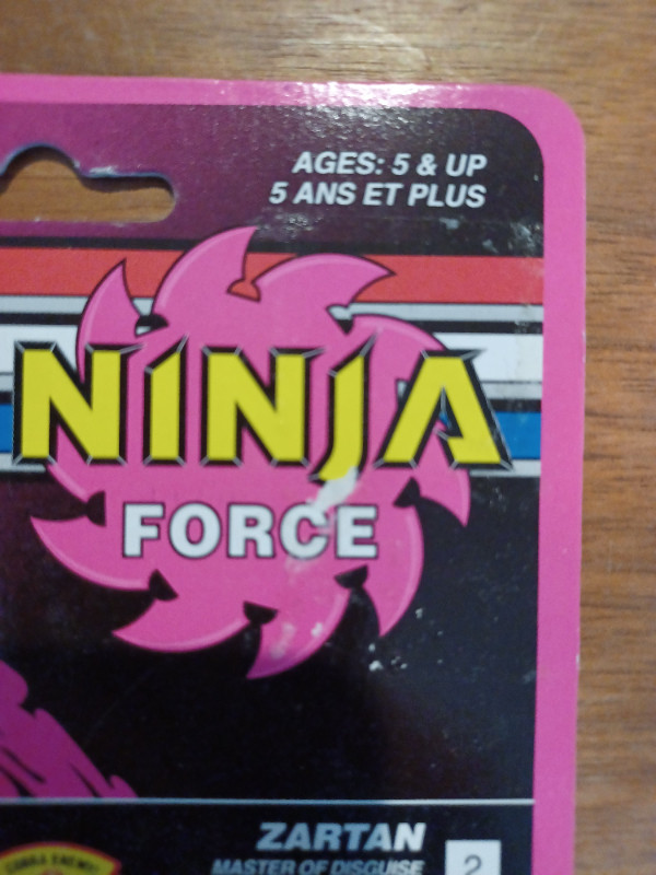 GIJOE Zartan Ninja force figure 3.75 1993 MOC in Toys & Games in Oakville / Halton Region - Image 4