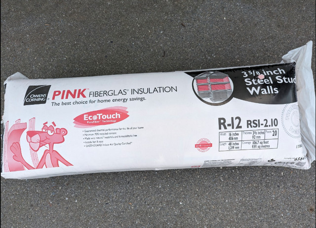 EcoTouch® PINK® FIBERGLAS® Insulation R-12 in Floors & Walls in Vancouver