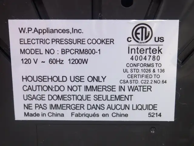 Wolfgang Puck 8-qt pressure cooker in Microwaves & Cookers in Calgary - Image 4