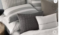 ED Ellen DeGeneres Greystone Collection Pillow Shams and Pillows
