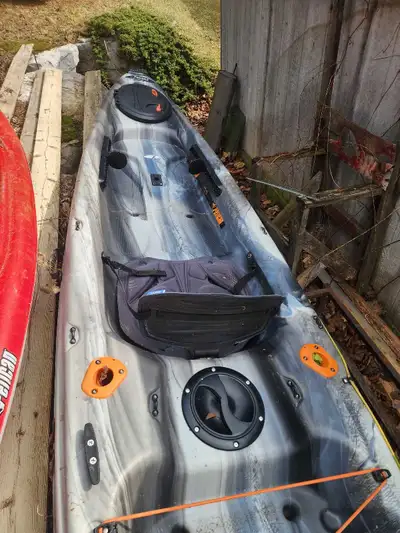 The red one just sold! I . Always washed and waxed I have two kayaks available. They are both in sto...