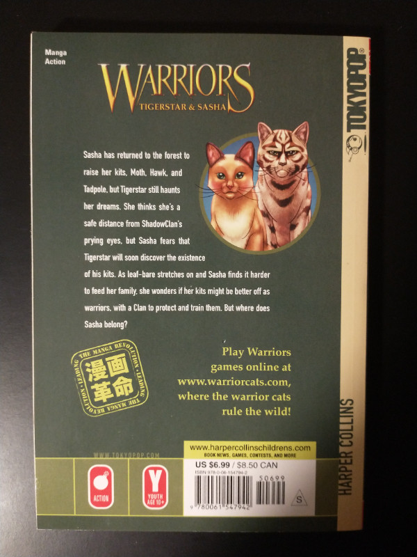 Tigerstar & Sasha Vol 1-3 - Warriors in Comics & Graphic Novels in North Bay - Image 4