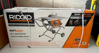 RIDGID 15 Amp 10 in. Portable  Pro Jobsite Table Saw with stand, View more