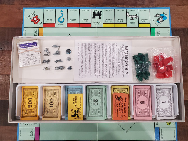 Vintage Parker Brothers MONOPOLY Board Game in Arts & Collectibles in Edmonton - Image 3