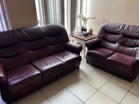 Purple Sofa Set