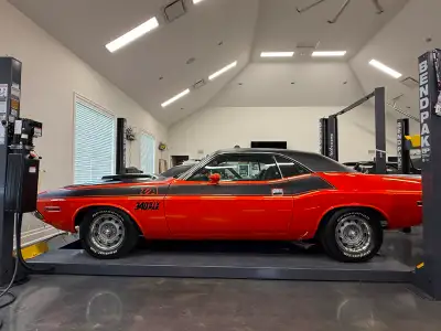1970 Dodge Challenger T/A Rotisserie restored 340 Six Pack with recent carb rebuild All original exc...