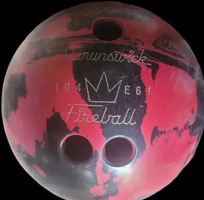 Brunswick Fireball bowling ball. I deliver!, View more