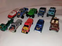 vintage toy trucks and vans +jeeps