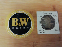 1780 Austria     Mint state    R/S .833 silver coin