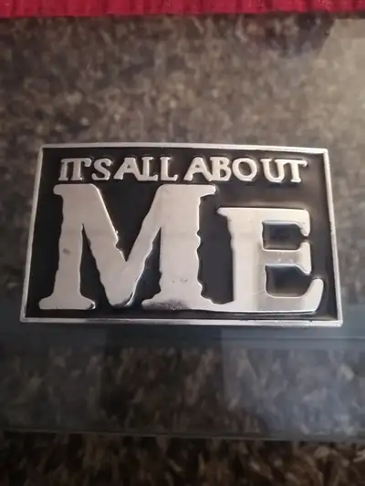 Belt buckle it's all about me, View more