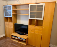 EntertainmentUnit, TV stand, book shelves, storage combination