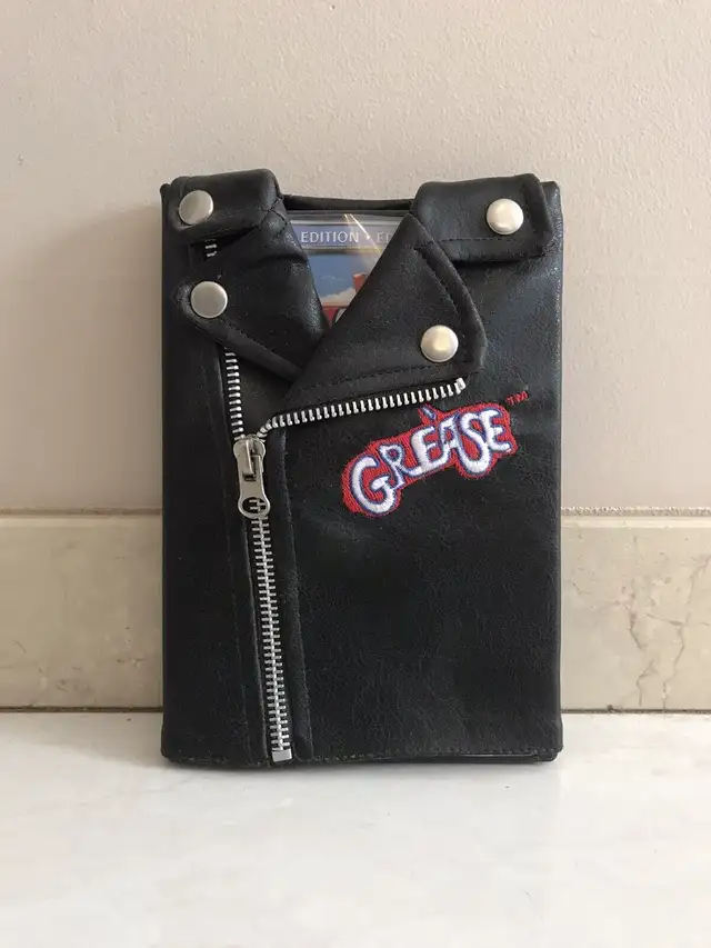 GREASE T BIRDS LEATHER JACKET DVD SLEEVE 