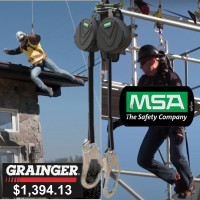 NEW * MSA V-EDGE™ Leading Edge Personal Fall Limiter - Web