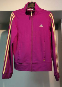 Adidas Pink and Gold Color Size Small Jacket - New