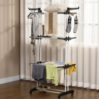 SONGMICS Foldable Clothes Drying Rack, Laundry Drying Rack