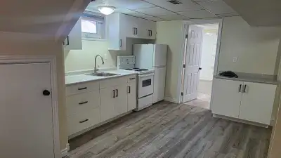 Basement Apartment in quiet south end location with boat launch and park in walking distance. Freshl...