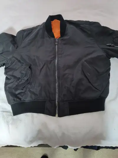 MEN'SBLACK BOMBER JACKET. ORIG' I.SPIEWAK & SONS ITEM. 58".EX., View more