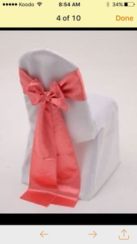 Chair covers and linen decor Rentals