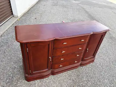 Free delivery used Traditional Wood Buffet Sideboard or dresser, View more