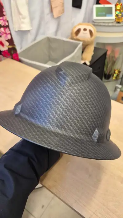 Carbon Fiber Adjustable Hardhat Helmet, View more