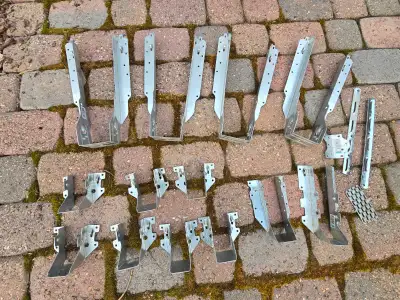 Lot of heavy duty Face-Mount Joist Hangers. Pick up in Millwoods, View more
