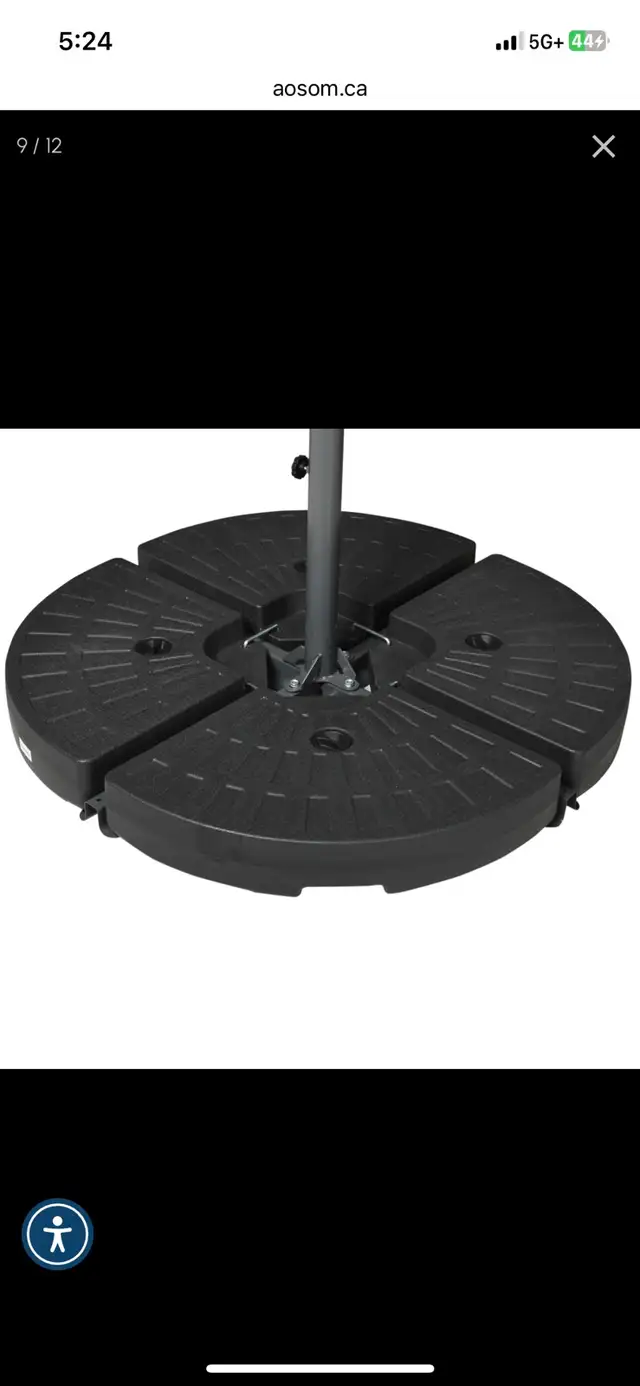 39.25"x39.25"x4.25", 4-Pc Cantilever Offset Patio in Other in Markham / York Region - Image 2