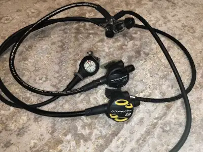 Scuba Atomic regulator set, View more