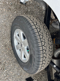 Ford F150 tires, Aluminum Rims and Sensors, Wheel nuts