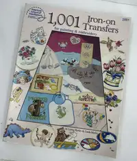 1,001 Iron-On Transfers for Painting & Embroidery, 319 Pages. Li
