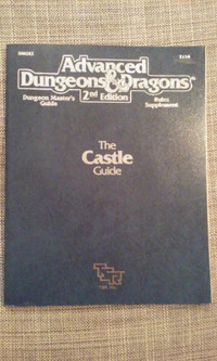 Advanced Dungeons and Dragons 2nd Edition The Castle Guide 2114