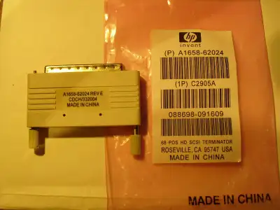 HP A1658-62070 Terminator SCSI Wide Diff (Db-68 Pin), View more