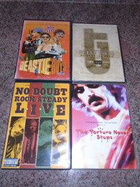music DVDs - Zappa - Beasties Criterion - No Doubt - Glass Tiger