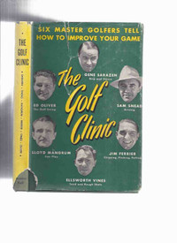 Rare 1947 Golf Book Sam Snead Gene Sarazen Golfing tips