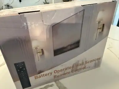 Battery operated Wall Scones with Remote Control, View more