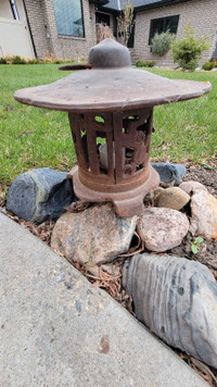 Cast Iron Japanese Pagoda Lantern
