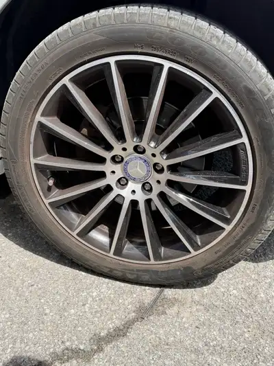 4 Mercedes 20” AMG wheels with Goodyear tires $2500 or BEST offer