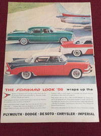 1956 The Forward Look ‘56 Original Ad
