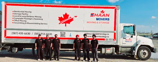 SHAAN  MOVERS  CALGARY MOVING STARTS FROM $90 HOURLY63284942800129124