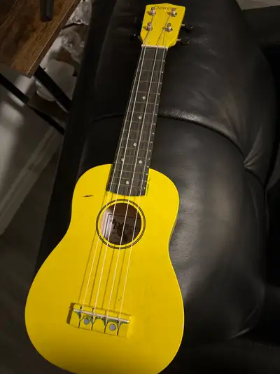 Denver ukulele- worn & fun, View more
