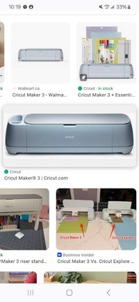 Brand new cricut maker 3 and heat press 3 9x9and accessories 
