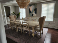 Dining Room Table and 8 Chairs