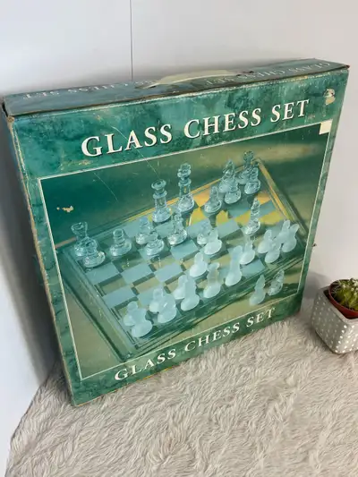 Vintage 1980’s Glass Chess Set Pickup Bayview Davisville. Have a look at the other posts many treasu...