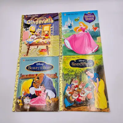 Disney Little Golden Books Lot Hard Cover Princess Cinderella Be, View more