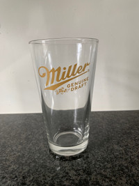 Miller Genuine Draft beer glasses 