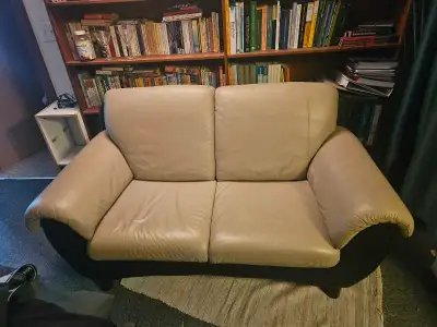 leather 2 seater couch , View more