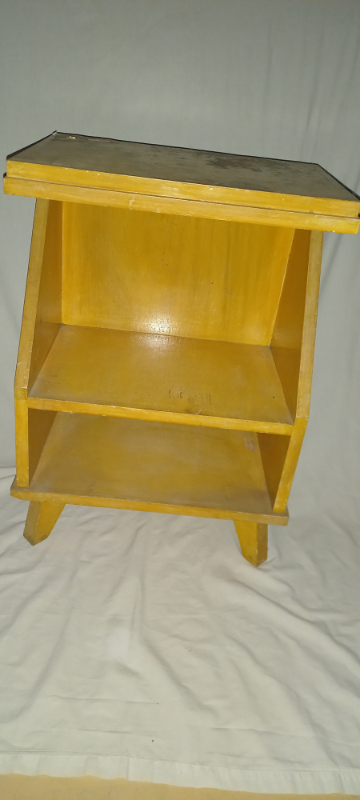I deliver! Vintage Night Stand Table Shelf. Bedroom furniture, View more